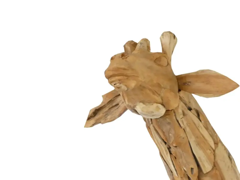 Product image 5 of the product “Giraffe, made from teak root pieces, about 1,90mtr height. ”